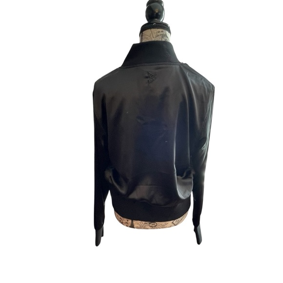 Beastmode Black Satin Bomber Jacket - Picture 6 of 7